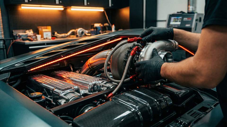 茄子视频视频：兰博基尼涡轮改装视频教程